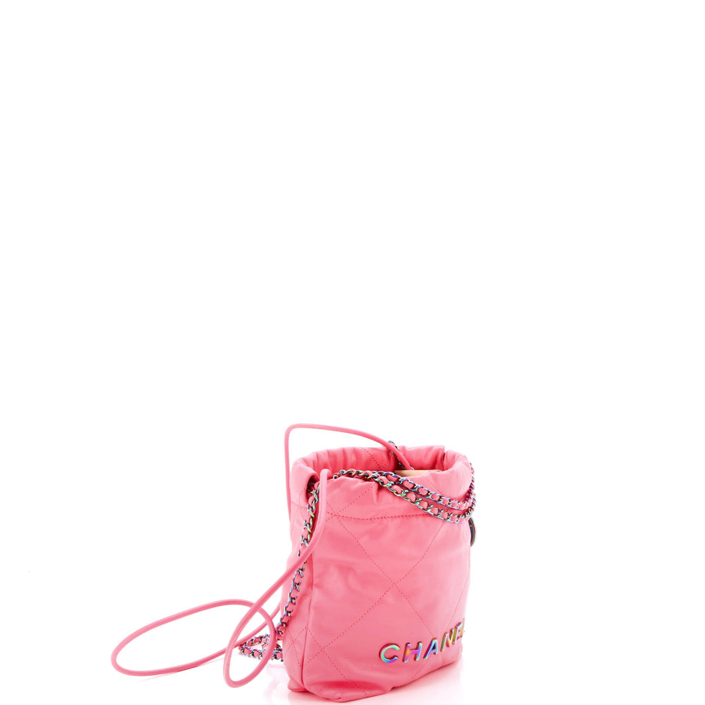 22 Chain Hobo Quilted Calfskin Mini