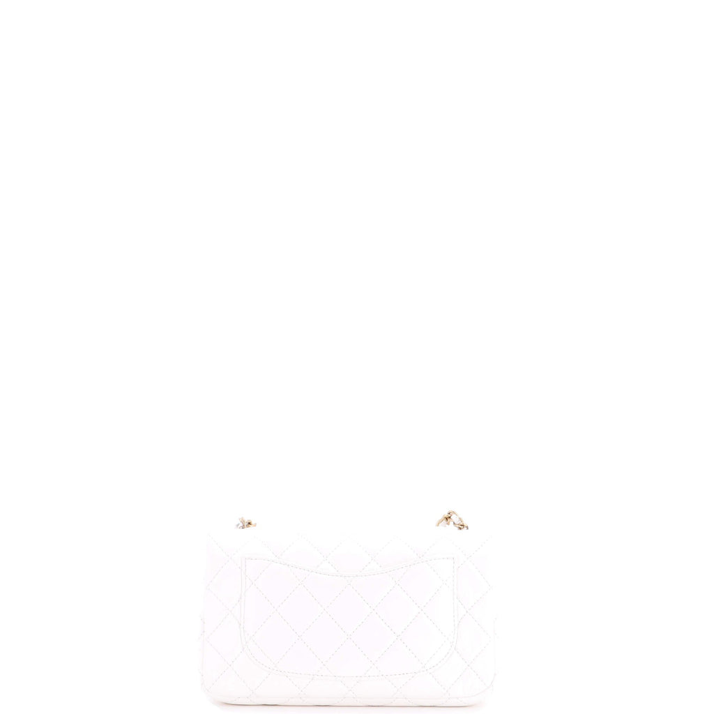 Pearl Crush Flap Bag Quilted Lambskin Mini