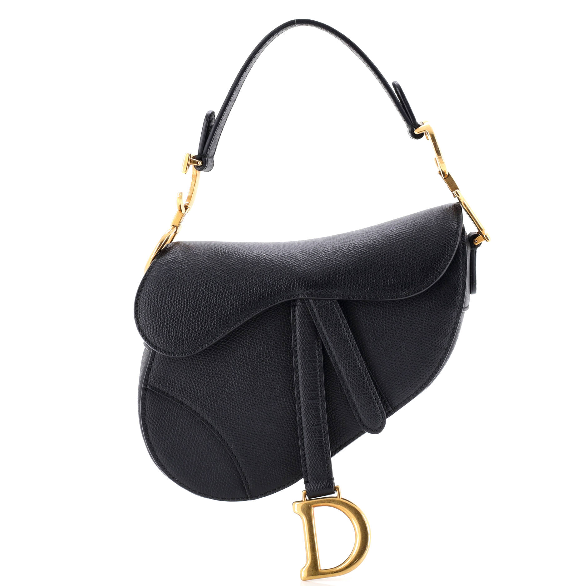 Saddle Handbag Leather Mini