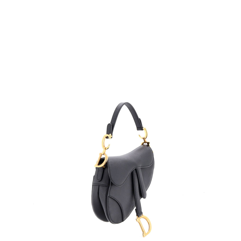 Saddle Handbag Leather Mini