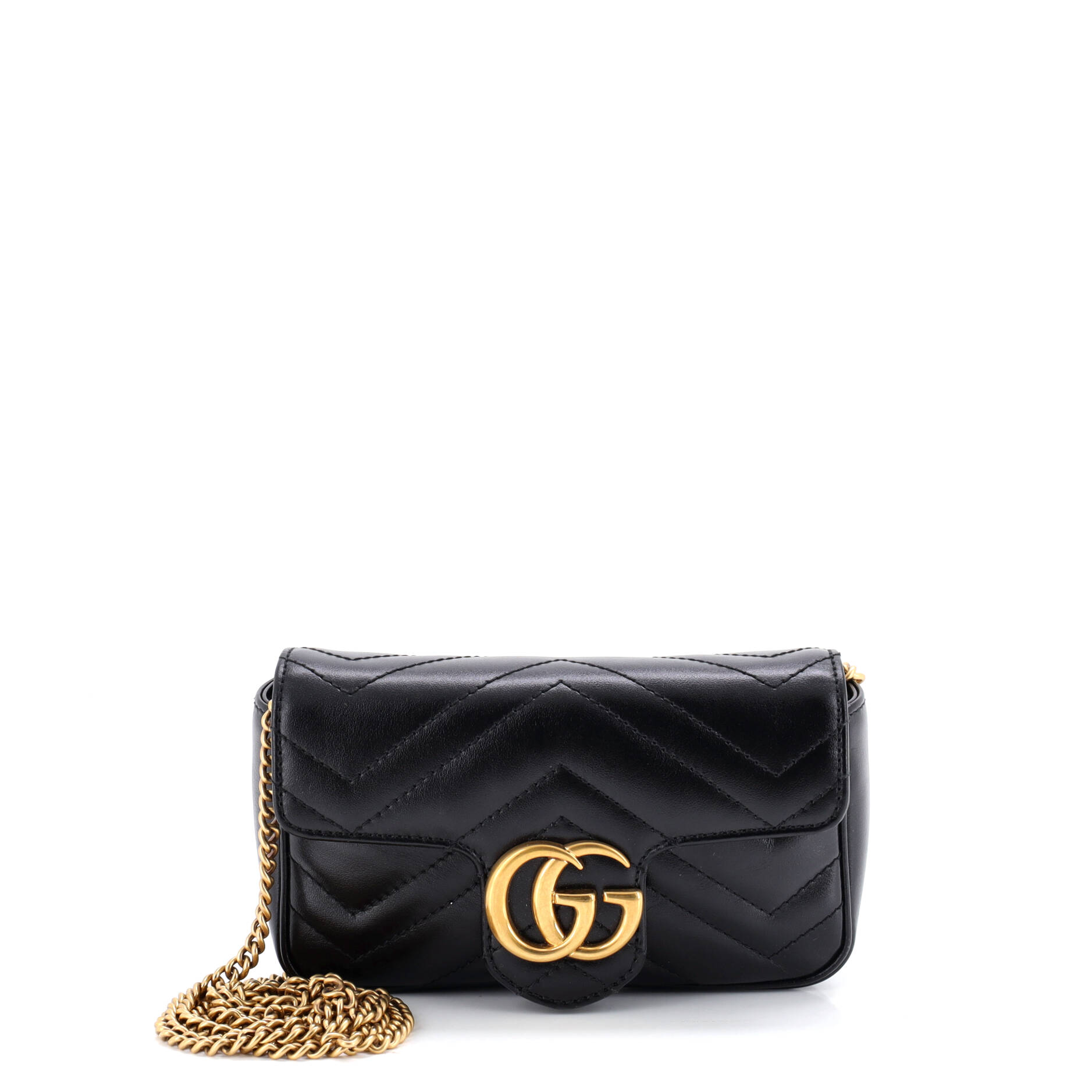 GG Marmont Flap Bag Matelasse Leather Super Mini