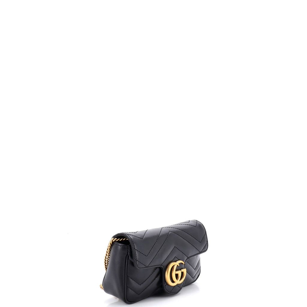 GG Marmont Flap Bag Matelasse Leather Super Mini