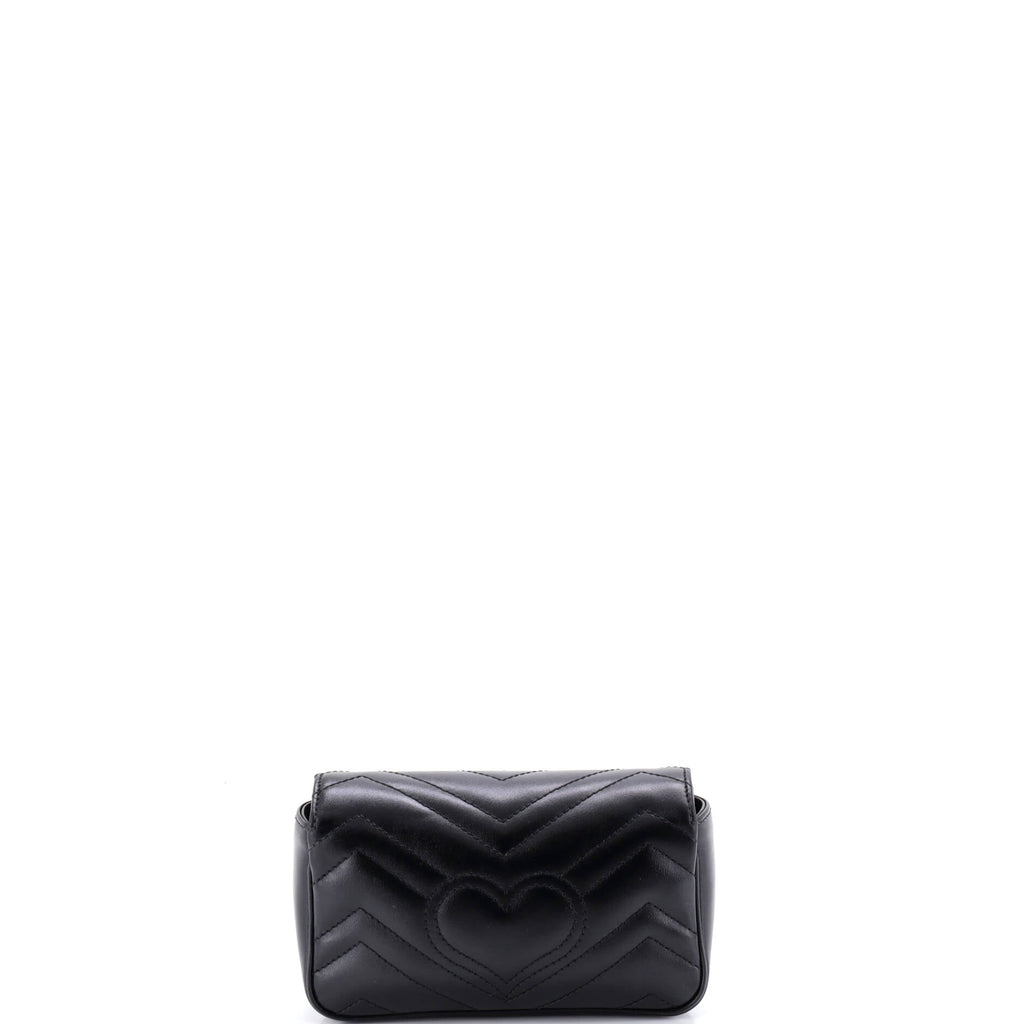 GG Marmont Flap Bag Matelasse Leather Super Mini