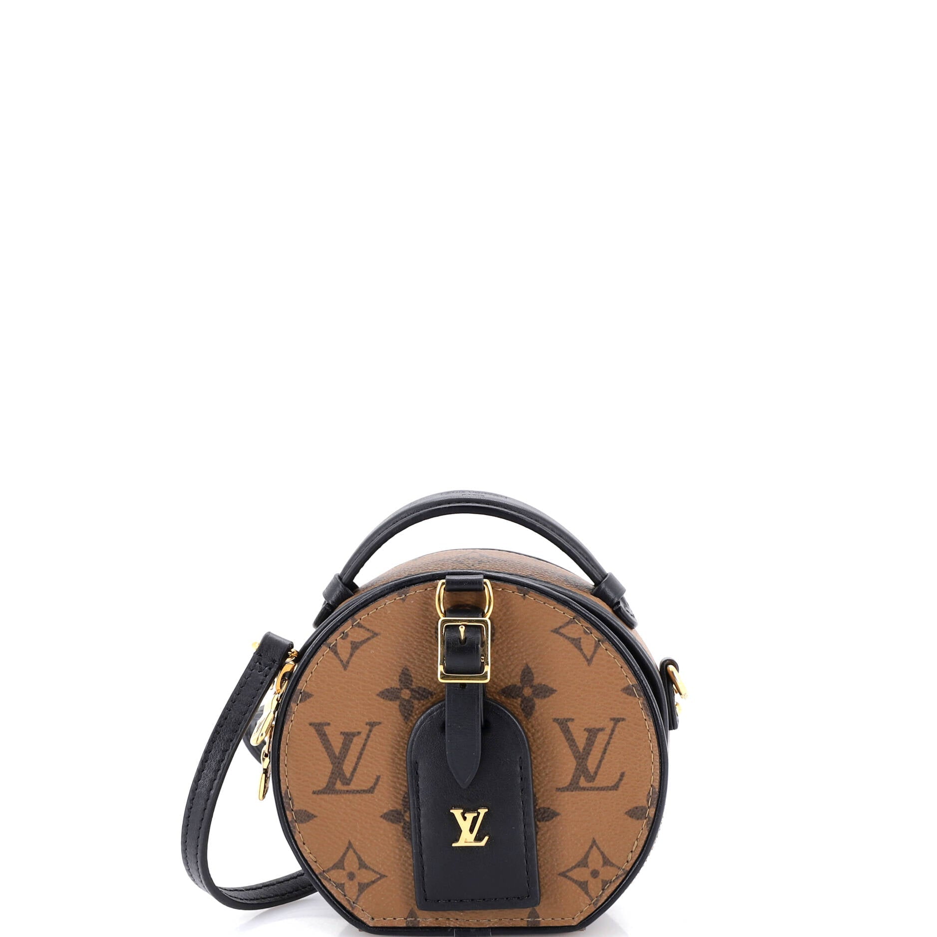Mini Boite Chapeau Bag Reverse Monogram Canvas