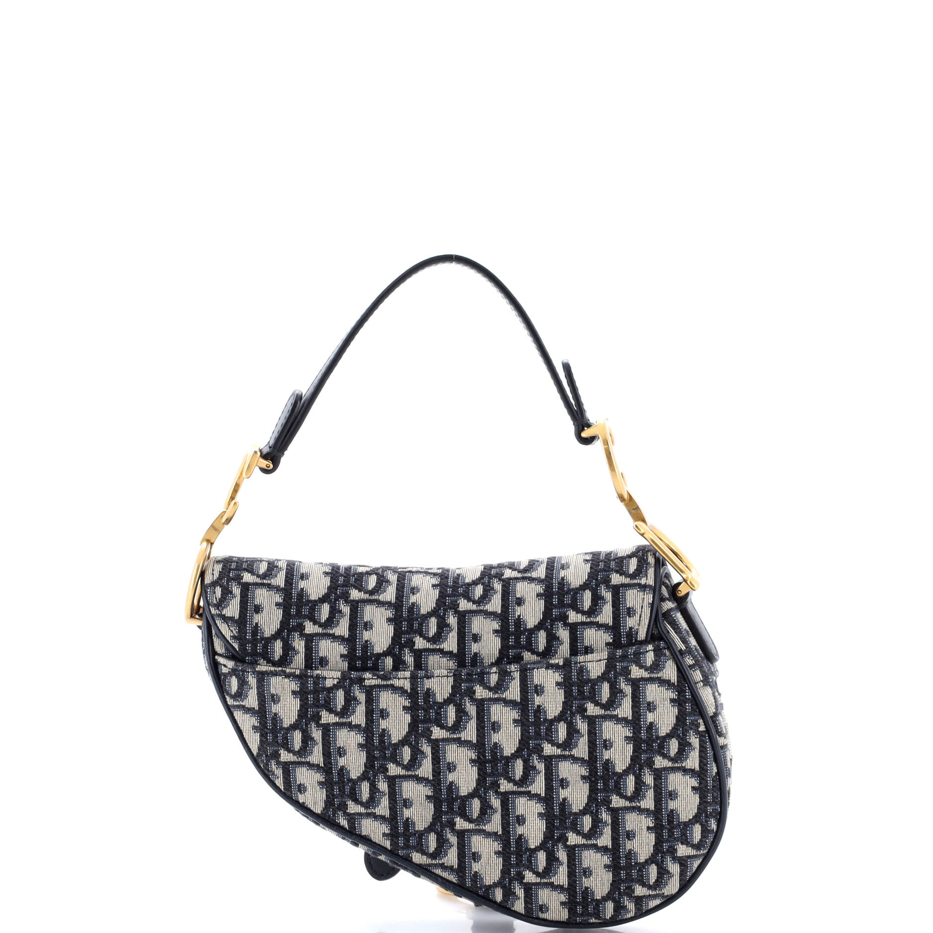 Saddle Handbag Oblique Canvas Mini