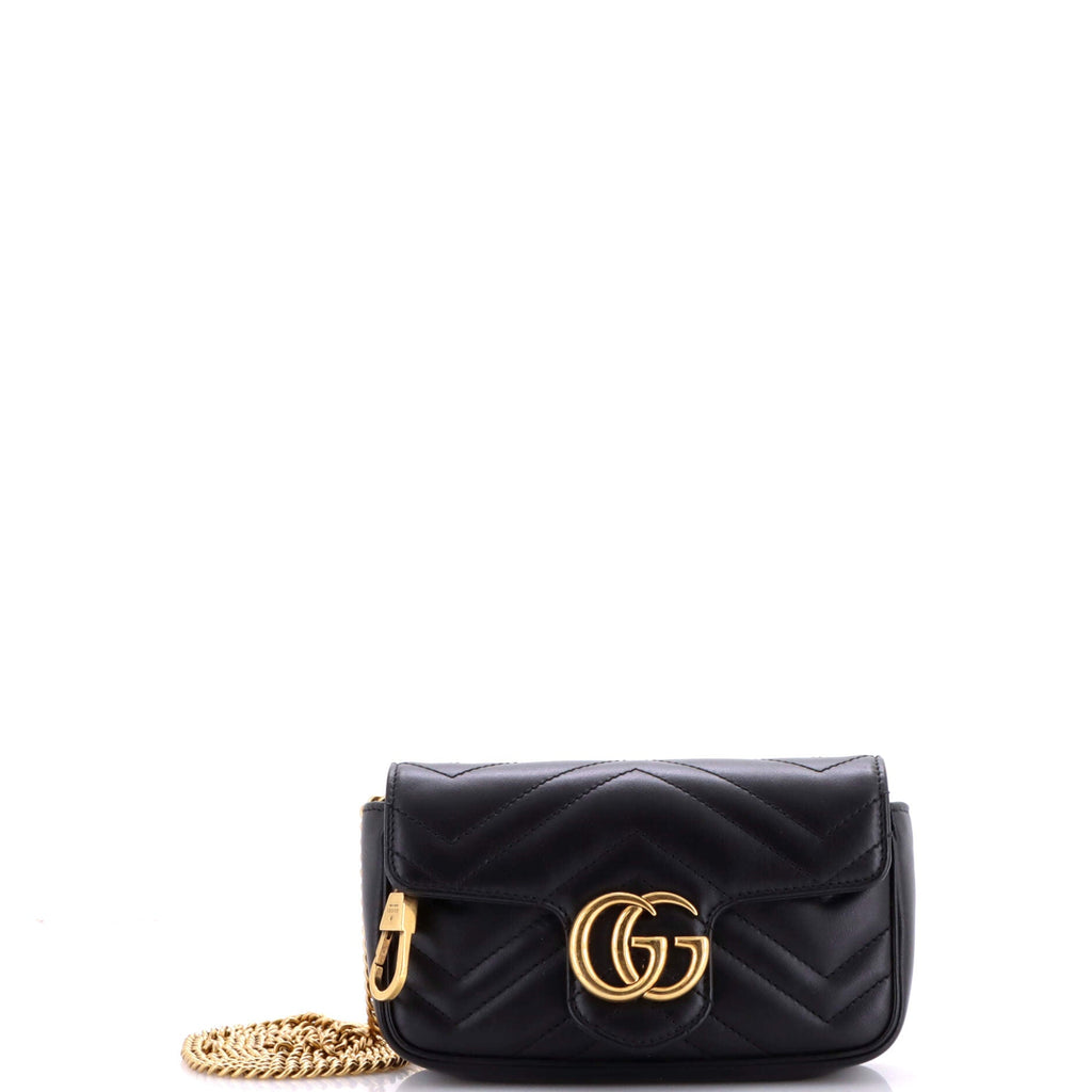 GG Marmont Flap Bag Matelasse Leather Super Mini