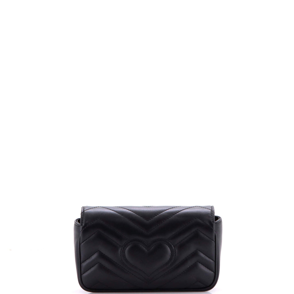 GG Marmont Flap Bag Matelasse Leather Super Mini