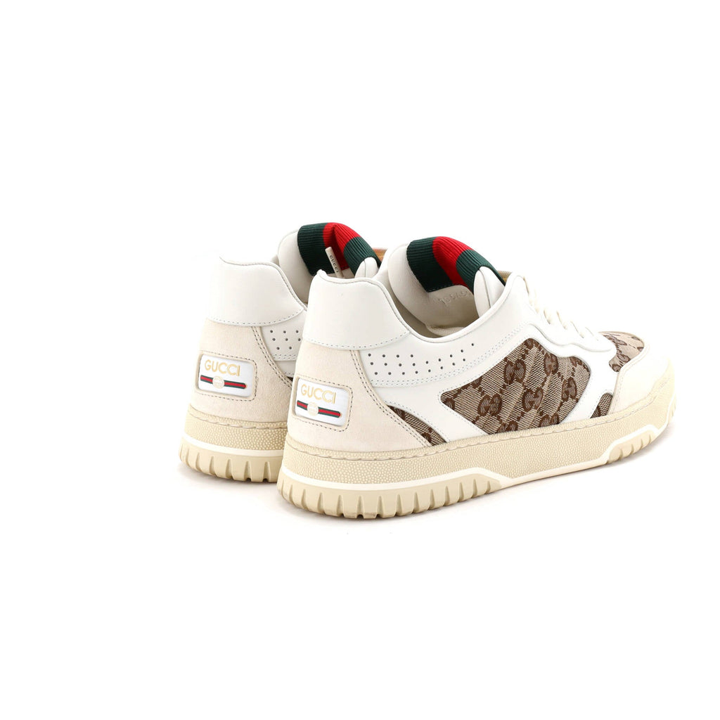 Re-Web Sneakers GG Canvas and Leather