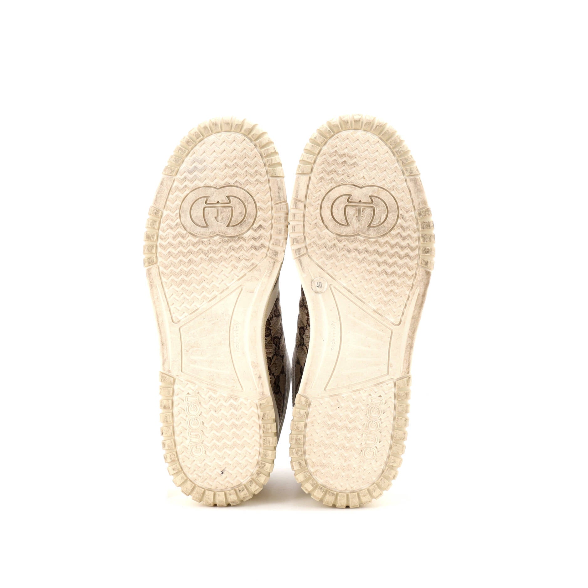 Re-Web Sneakers GG Canvas and Leather