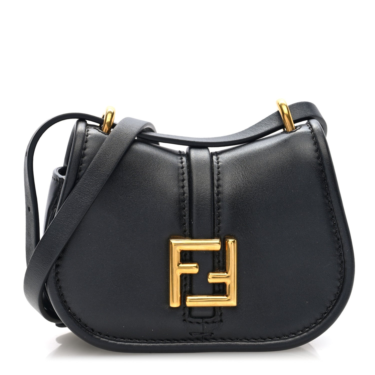 Vitello Brenta Cher Nano Fendi C'mon Black