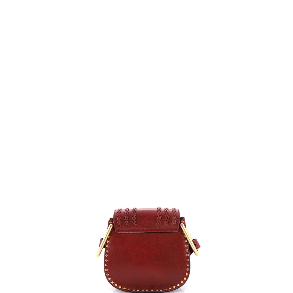 Hudson Handbag Whipstitch Leather Mini