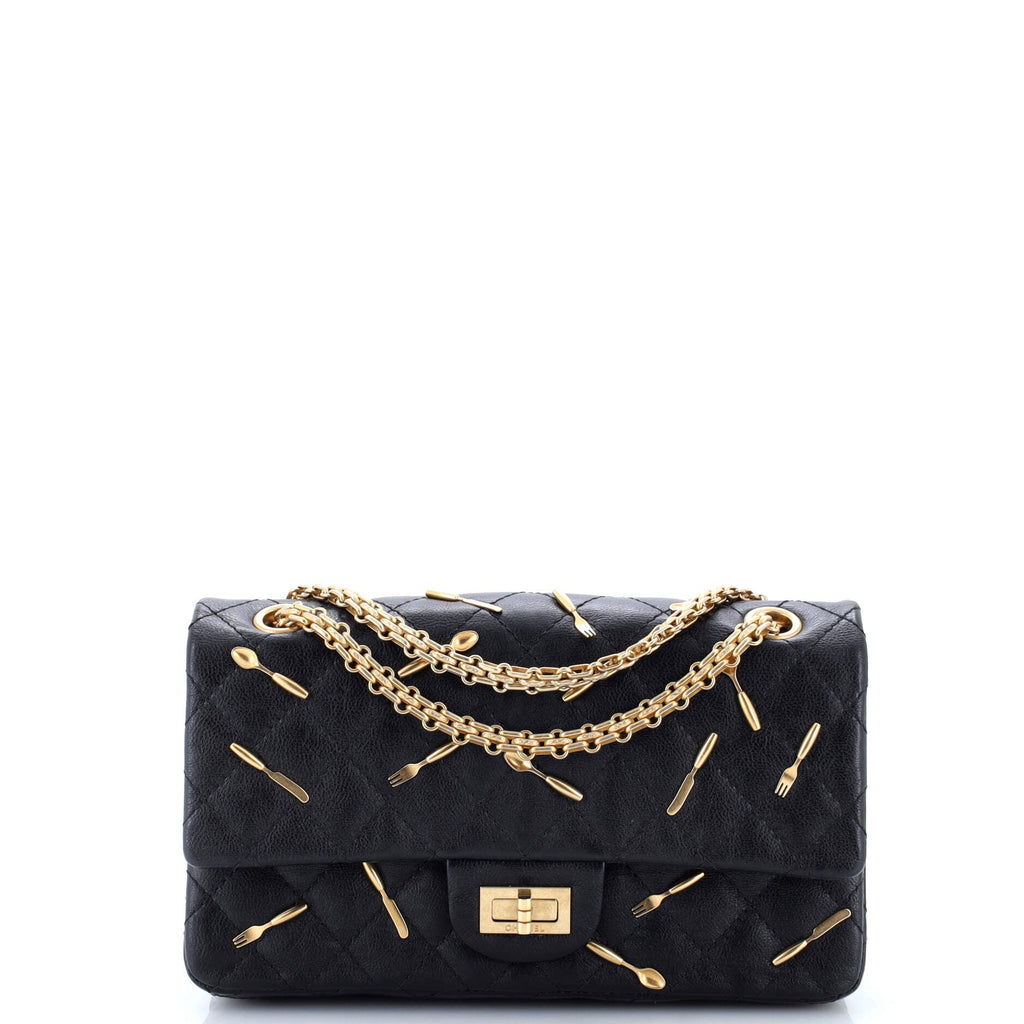 Brasserie Charms Reissue 2.55 Flap Bag Quilted Calfskin 225