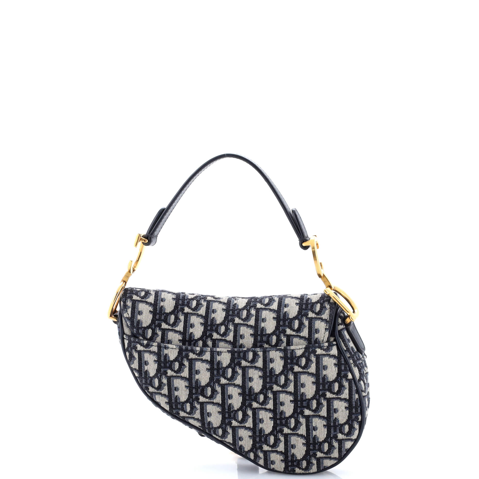 Saddle Handbag Oblique Canvas Mini