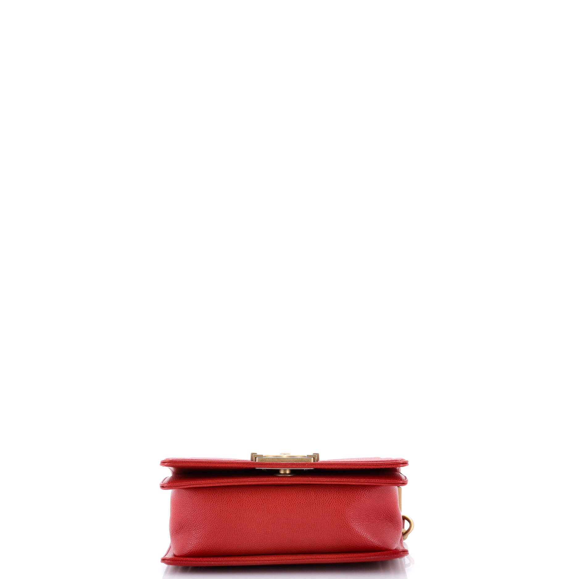 Boy Flap Bag Chevron Caviar Small