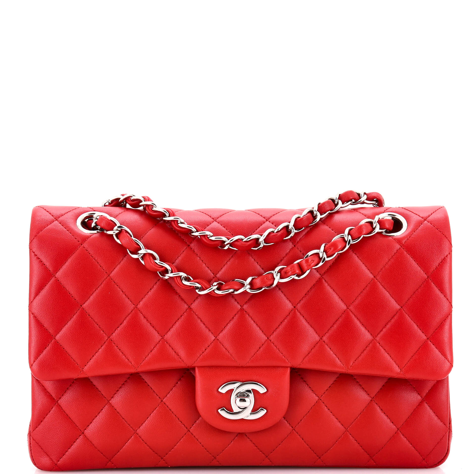 Classic Double Flap Bag Quilted Lambskin Medium