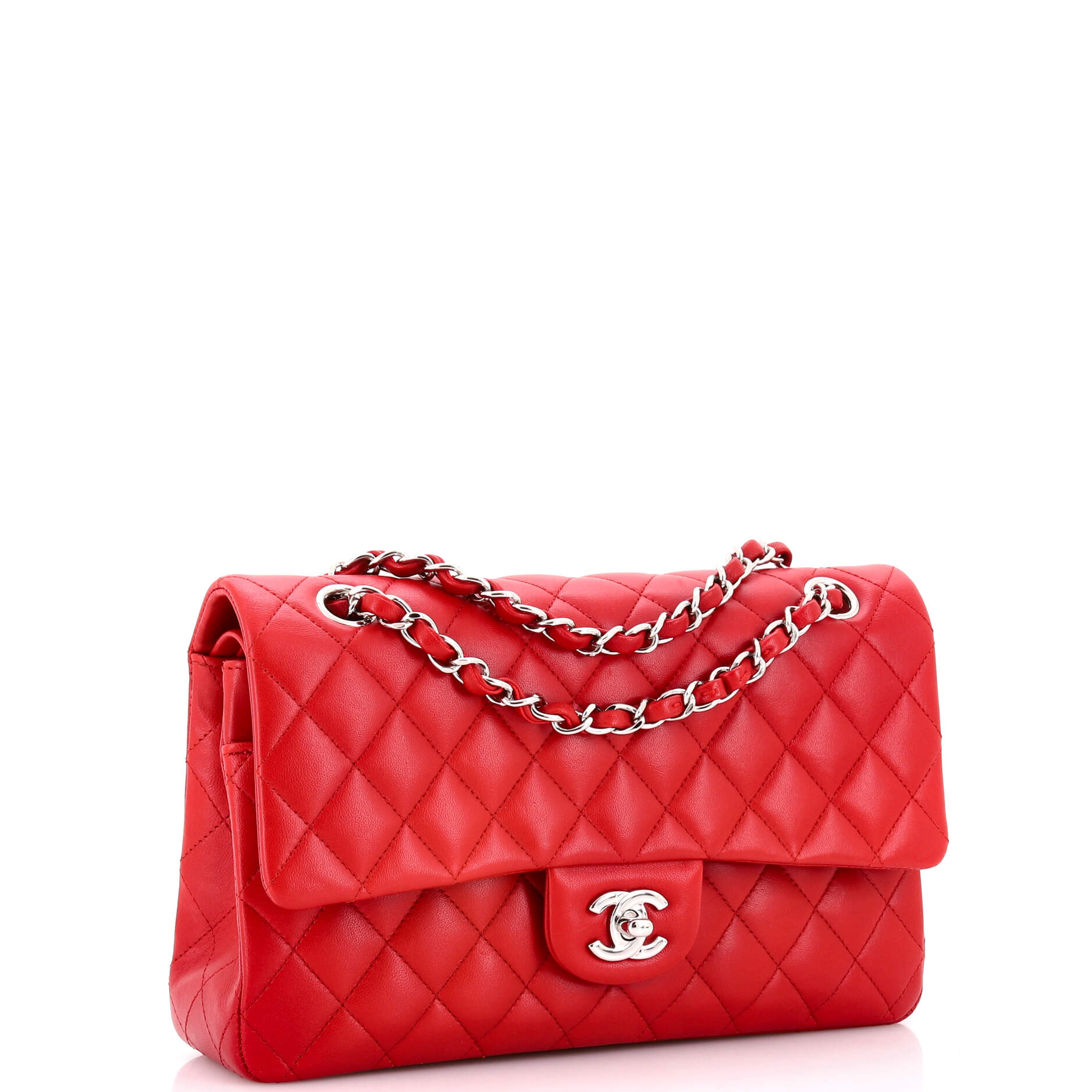 Classic Double Flap Bag Quilted Lambskin Medium