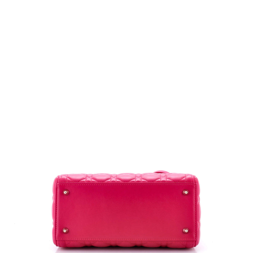 Lady Dior Bag Cannage Quilt Lambskin Medium