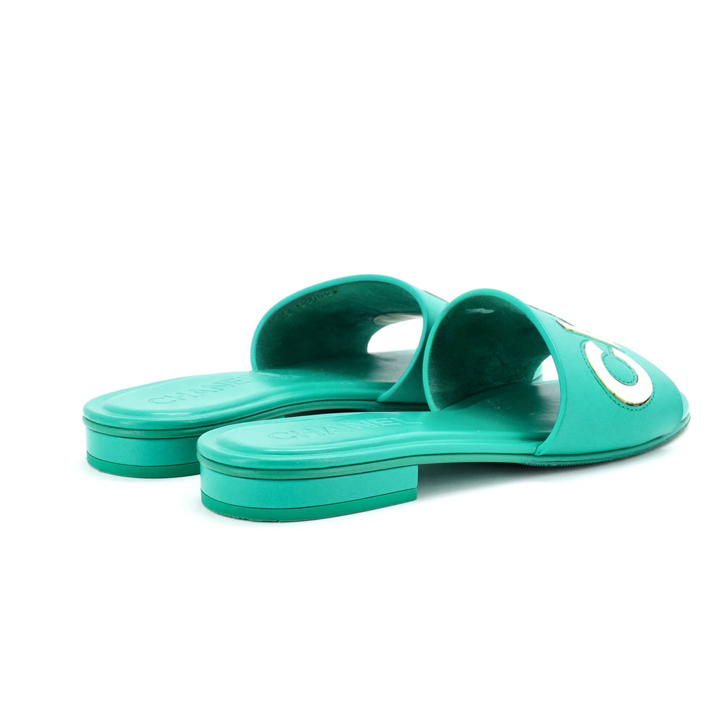 Women's CHA-NEL Mule Sandals Leather