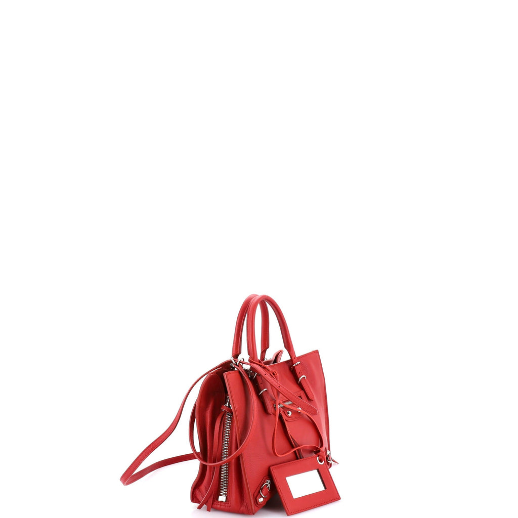 Papier A4 Zip Around Classic Studs Bag Leather Mini