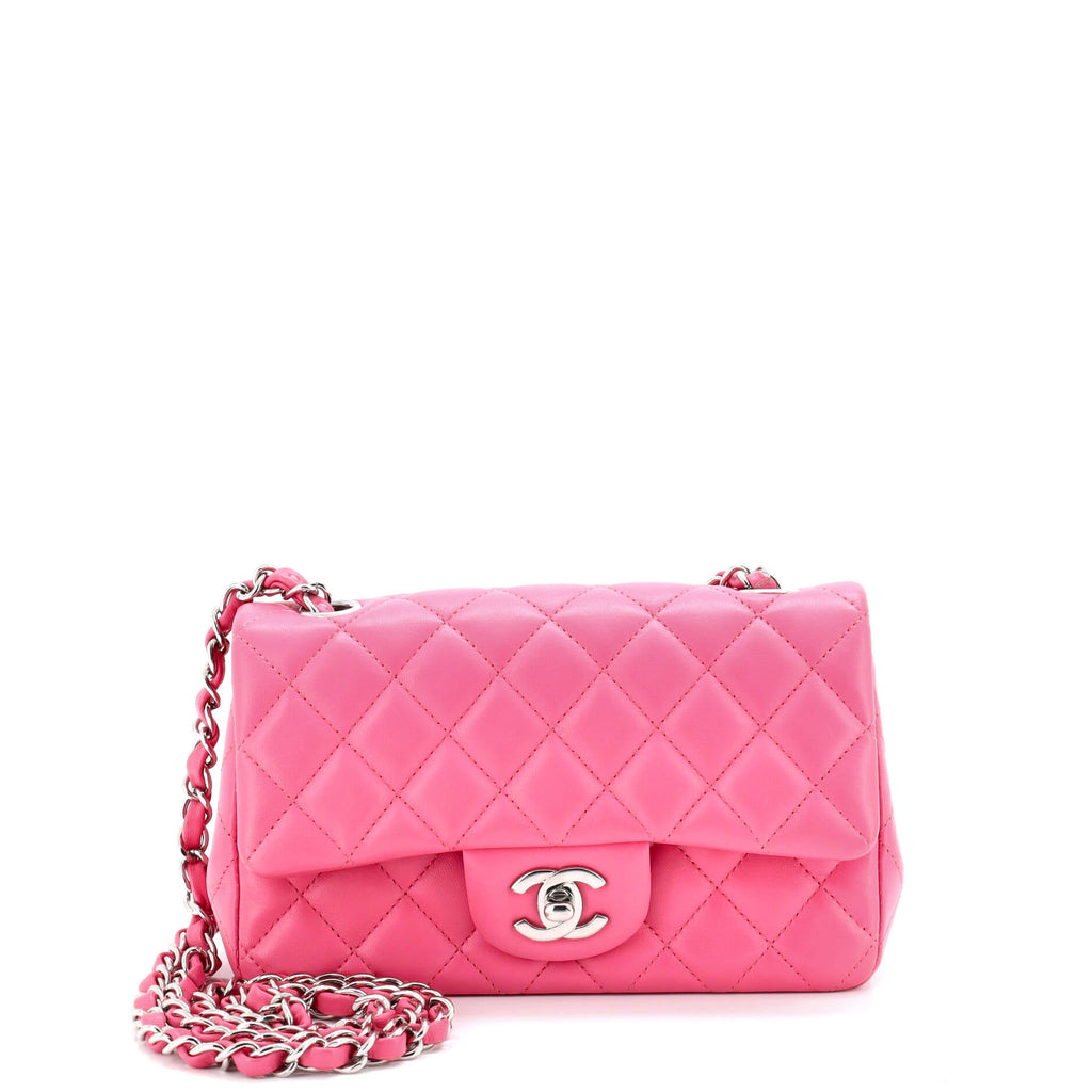 Classic Single Flap Bag Quilted Lambskin Mini
