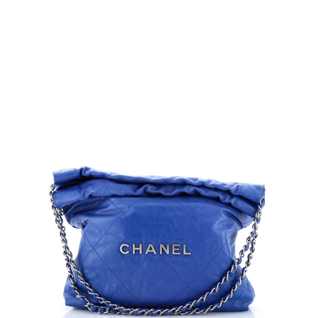 22 Chain Hobo Quilted Calfskin Small