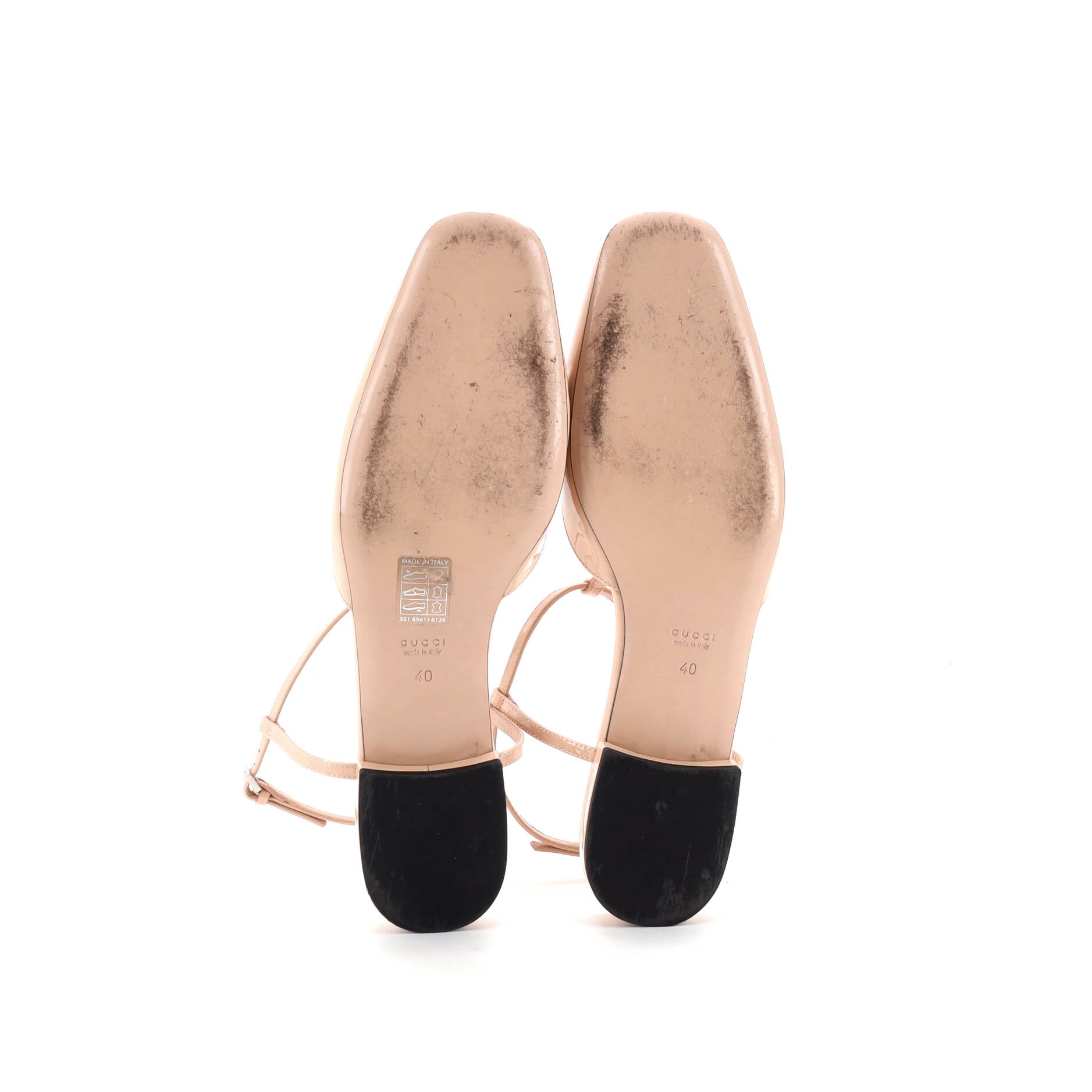 Women's GG Slingback Flats Patent