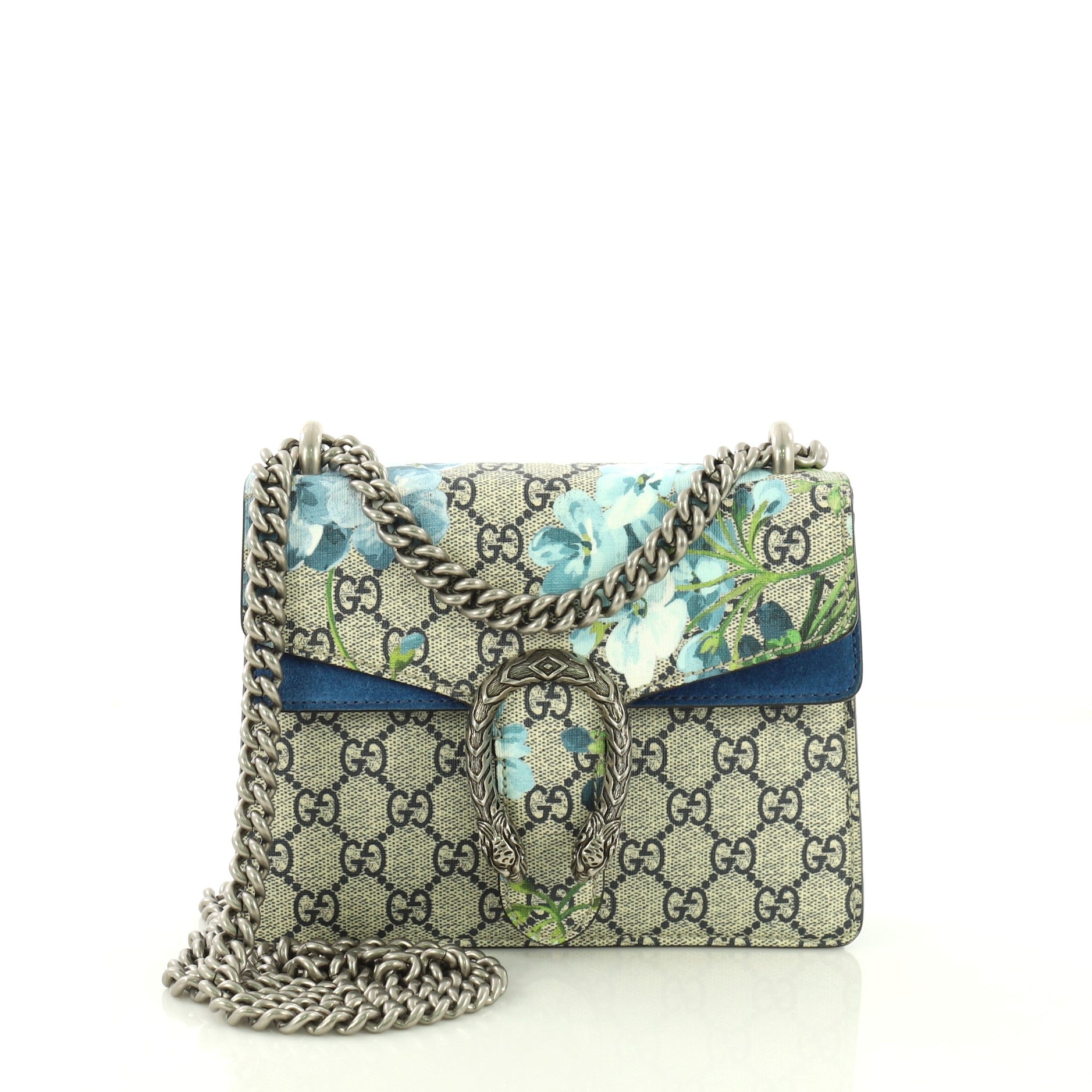 Dionysus Handbag Blooms Print GG Coated Canvas Mini