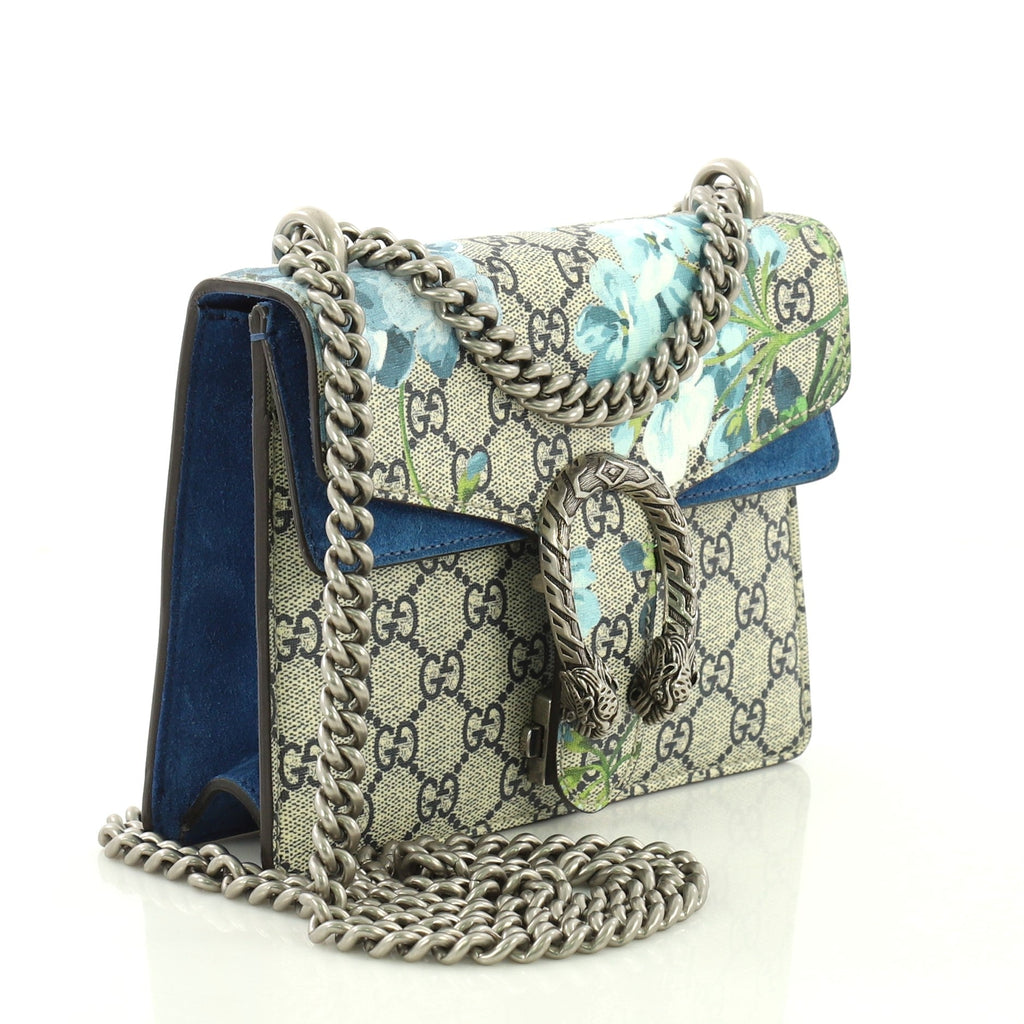 Dionysus Handbag Blooms Print GG Coated Canvas Mini