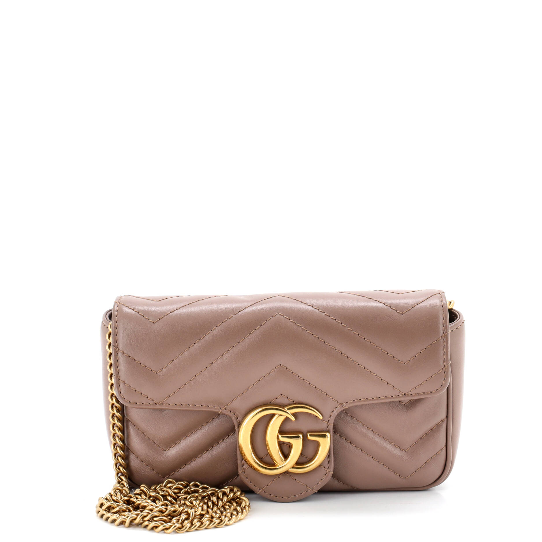 GG Marmont Flap Bag Matelasse Leather Super Mini