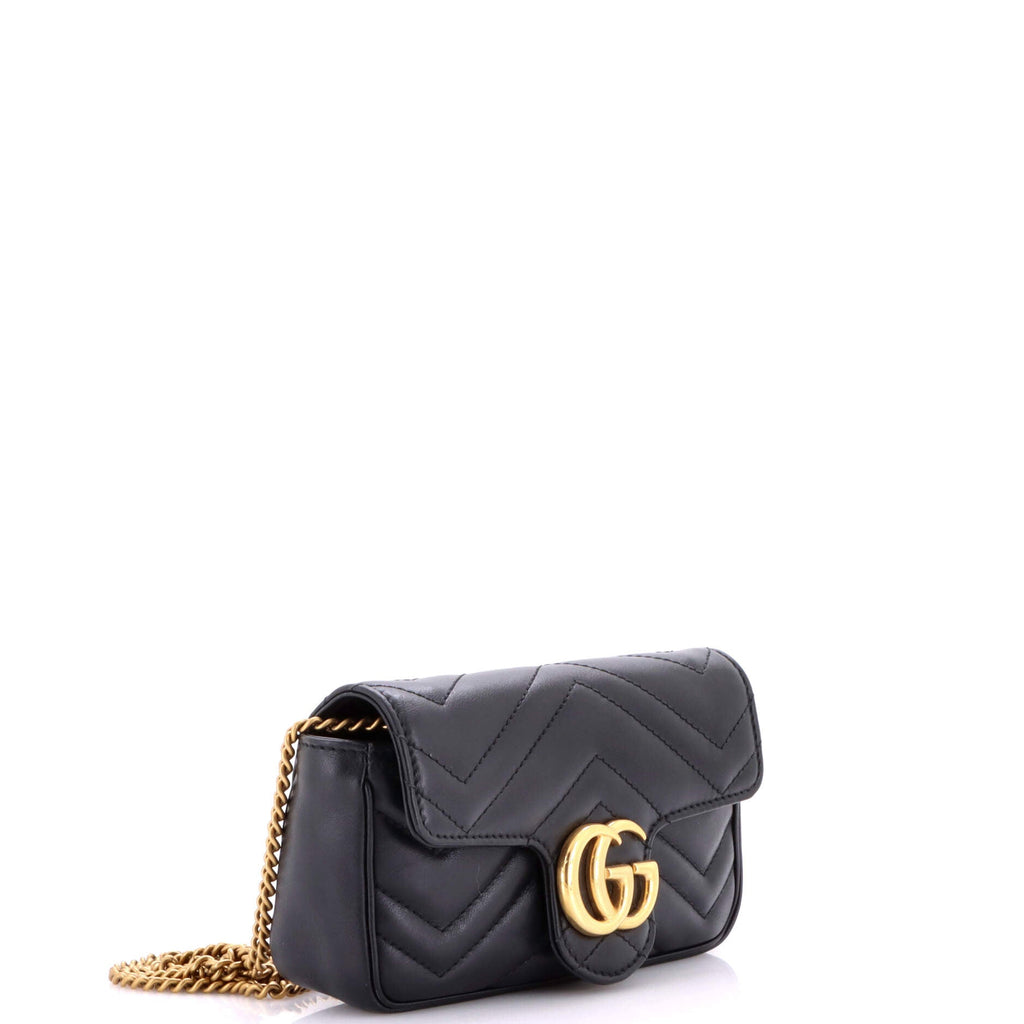 GG Marmont Flap Bag Matelasse Leather Super Mini