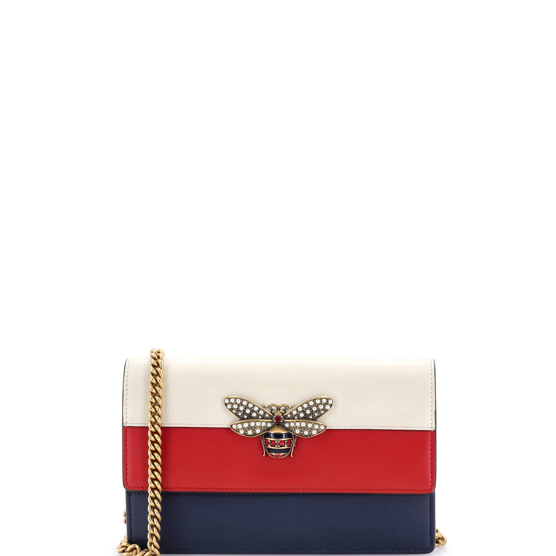 Queen Margaret Chain Wallet Leather Mini