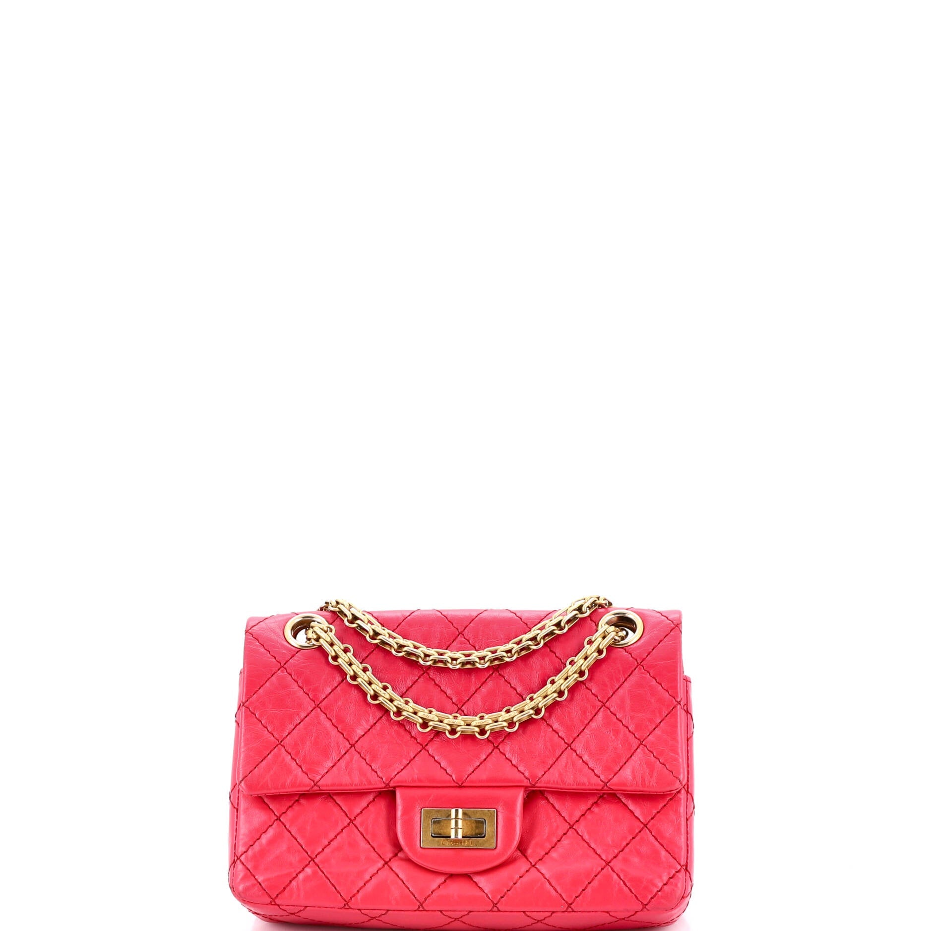 Reissue 2.55 Flap Bag Quilted Aged Calfskin Mini
