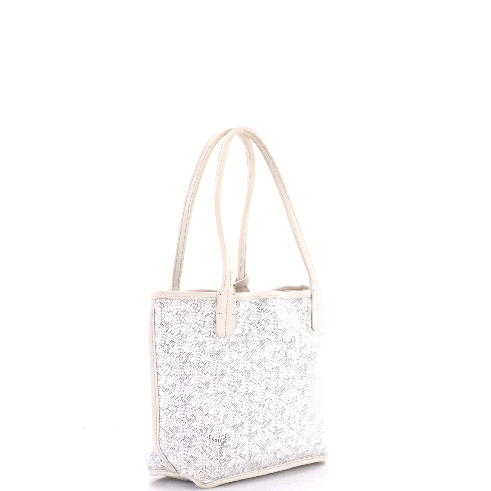 Anjou Reversible Tote Coated Canvas Mini