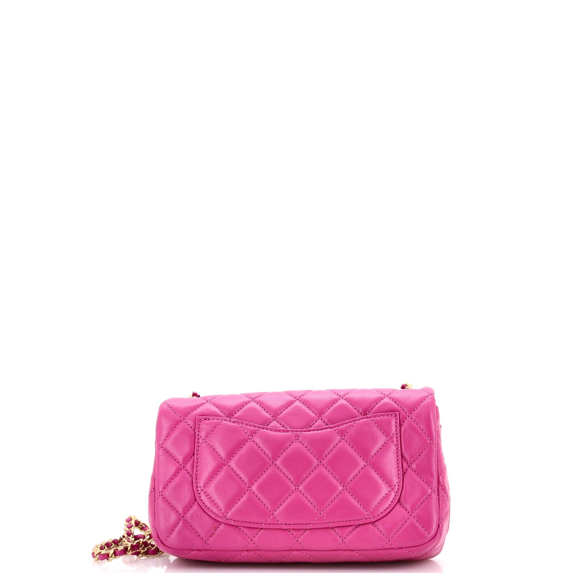 Pearl Crush Flap Bag Quilted Lambskin Mini