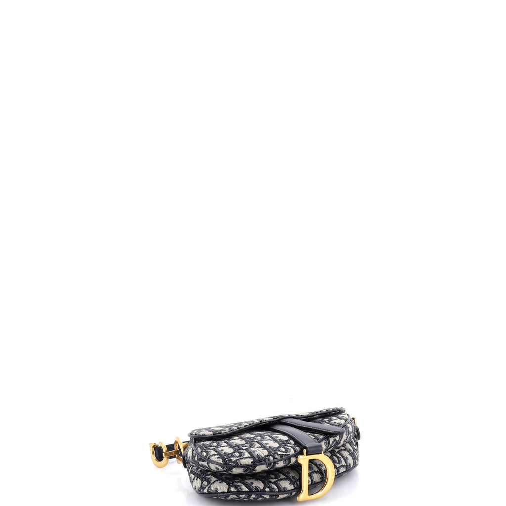 Saddle Handbag Oblique Canvas Mini