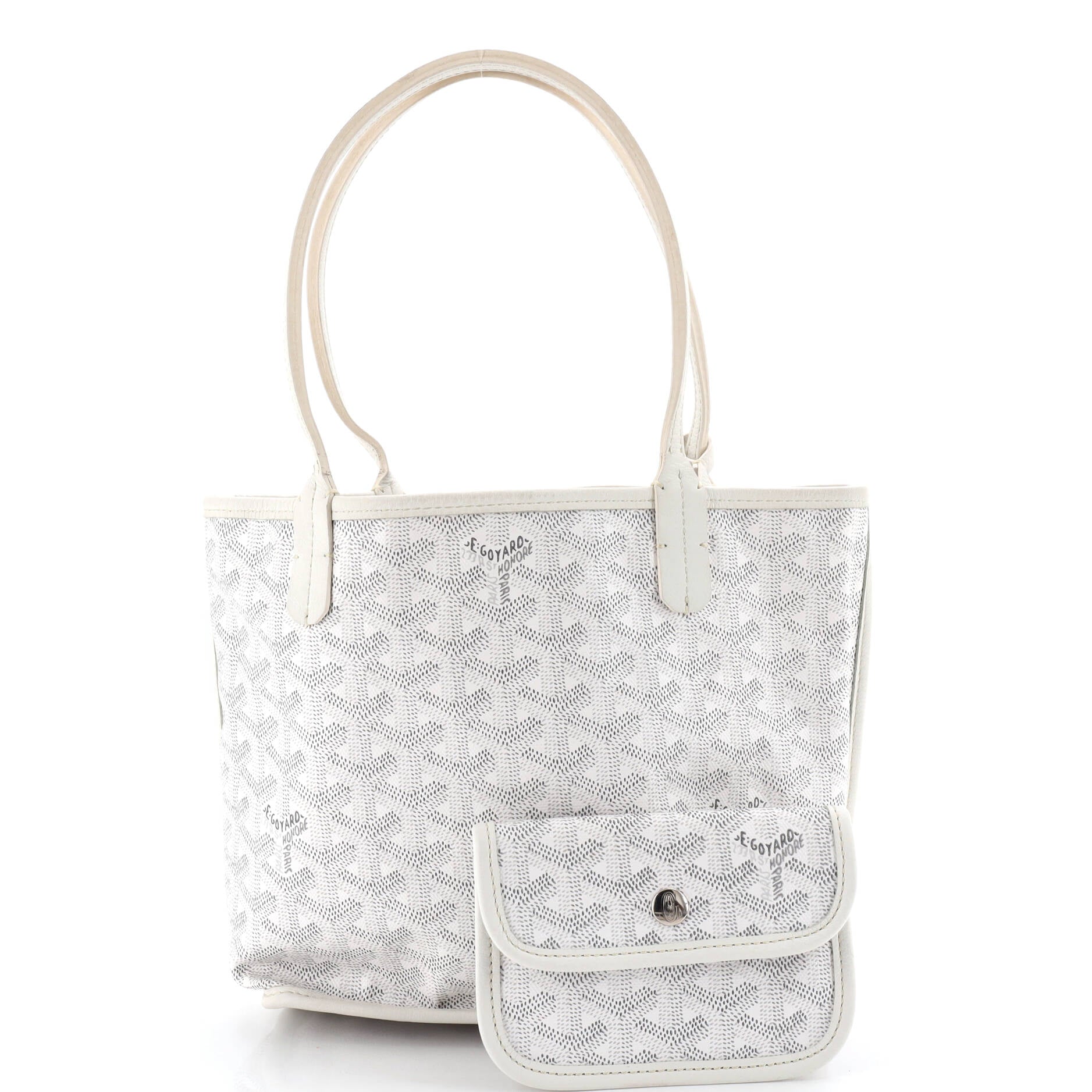 Anjou Reversible Tote Coated Canvas Mini