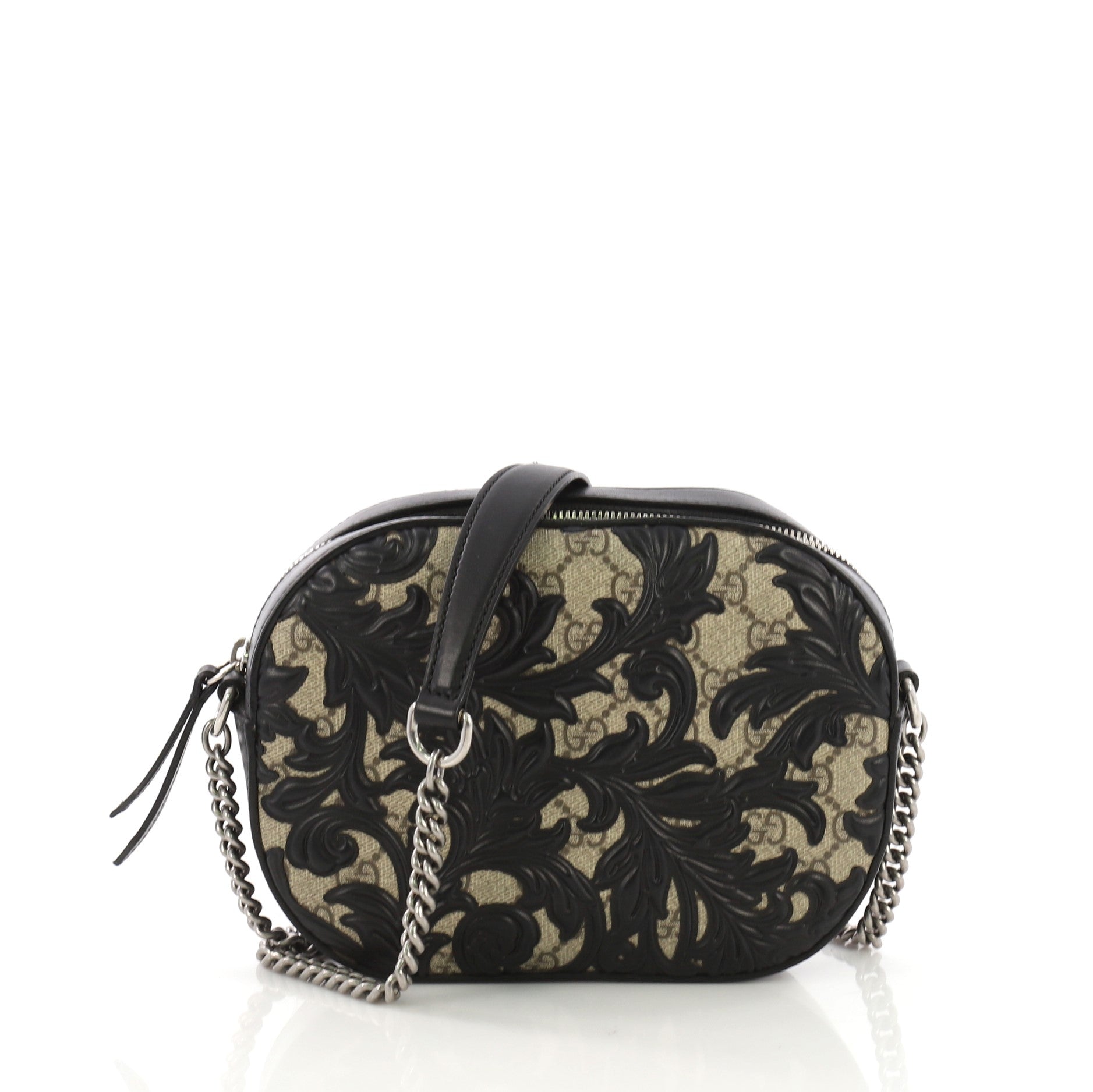 Chain Crossbody Bag Arabesque GG Coated Canvas Mini