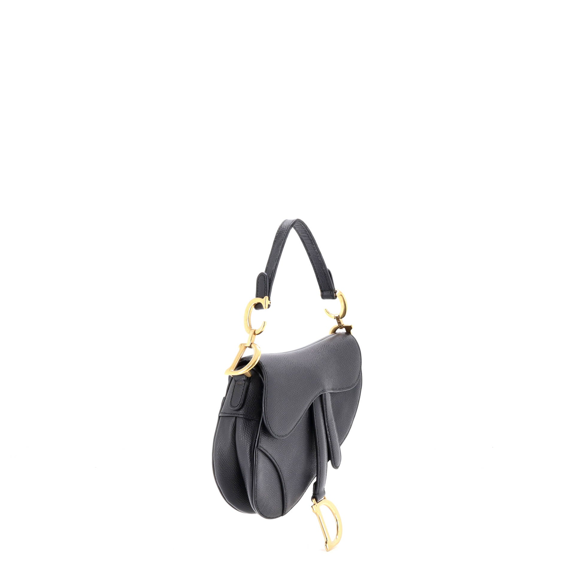 Saddle Handbag Leather Mini