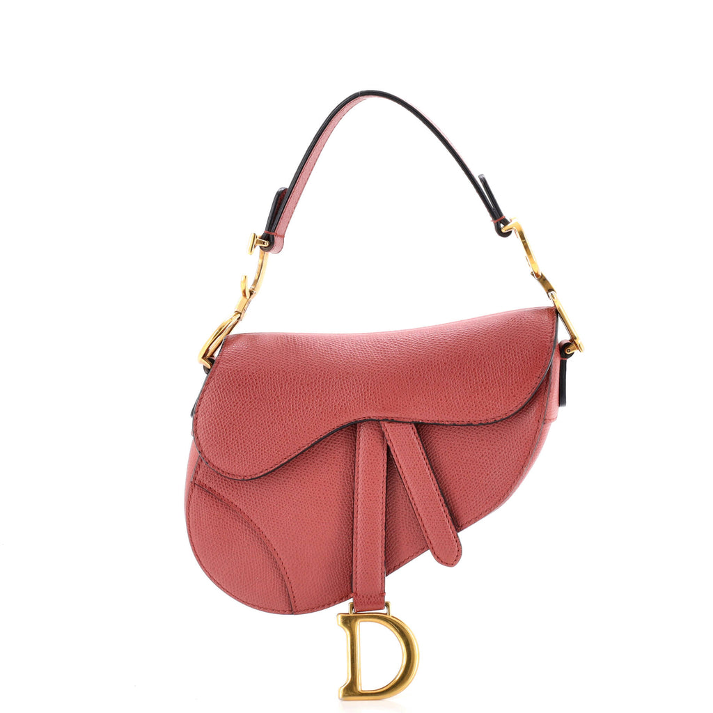 Saddle Handbag Leather Mini