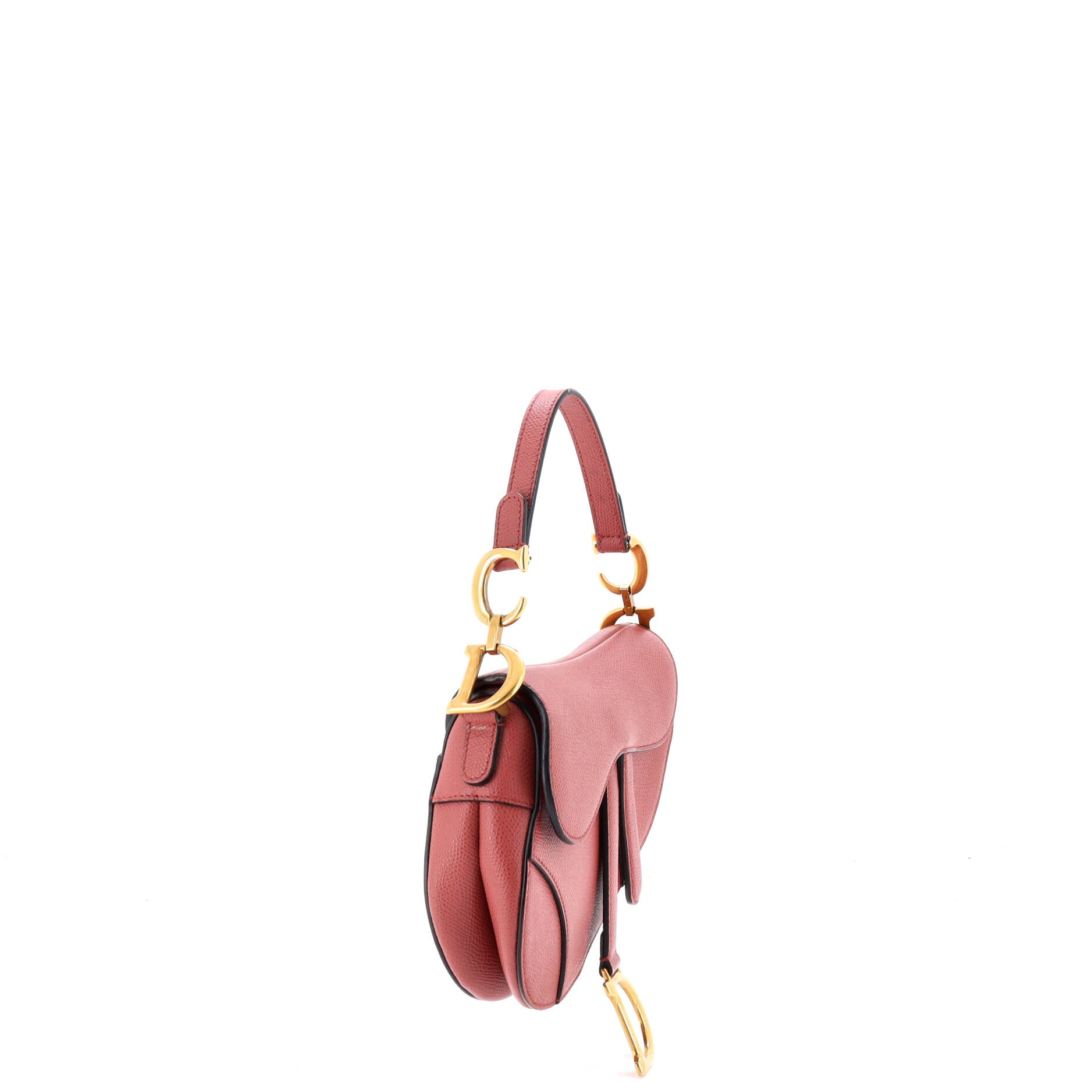 Saddle Handbag Leather Mini