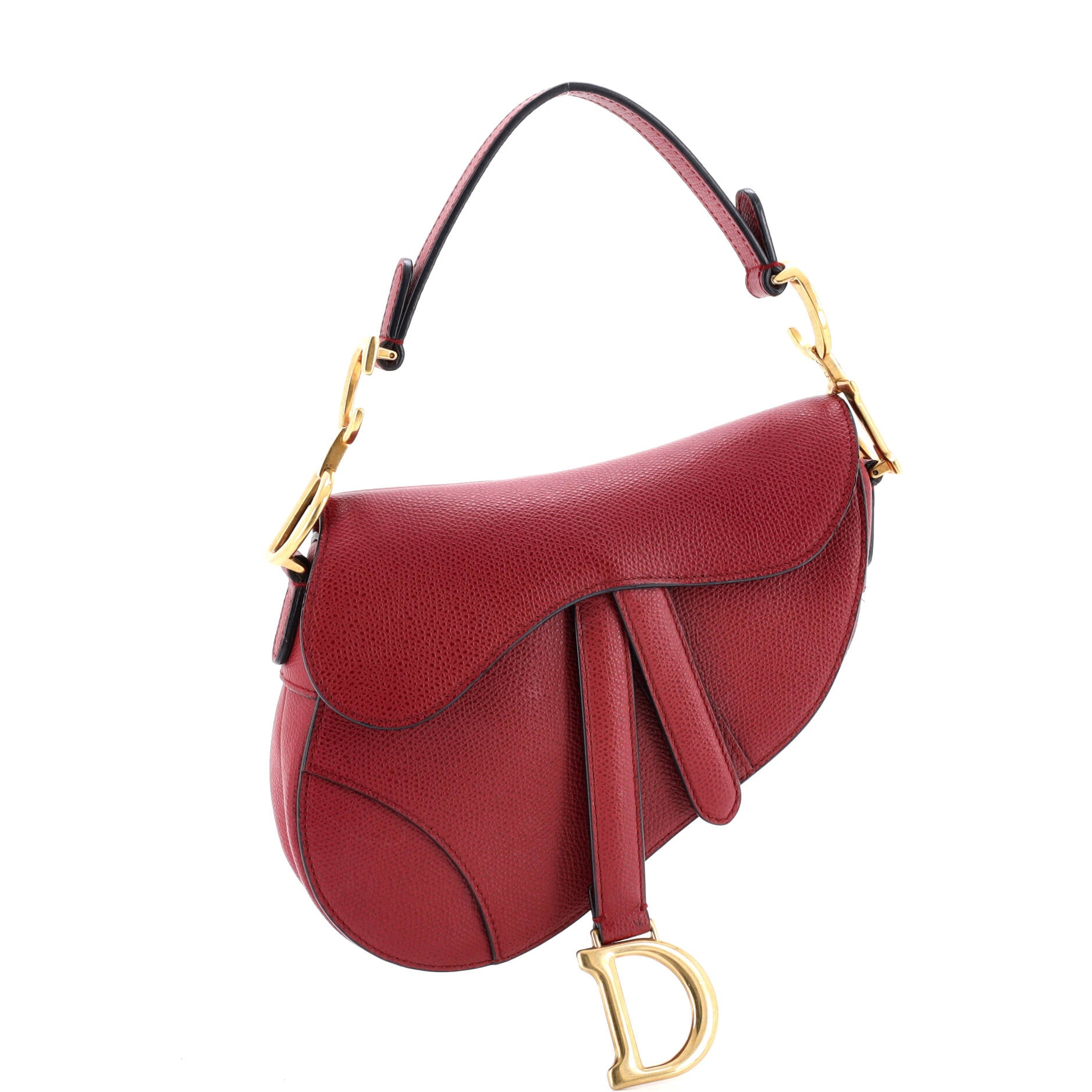 Saddle Handbag Leather Mini