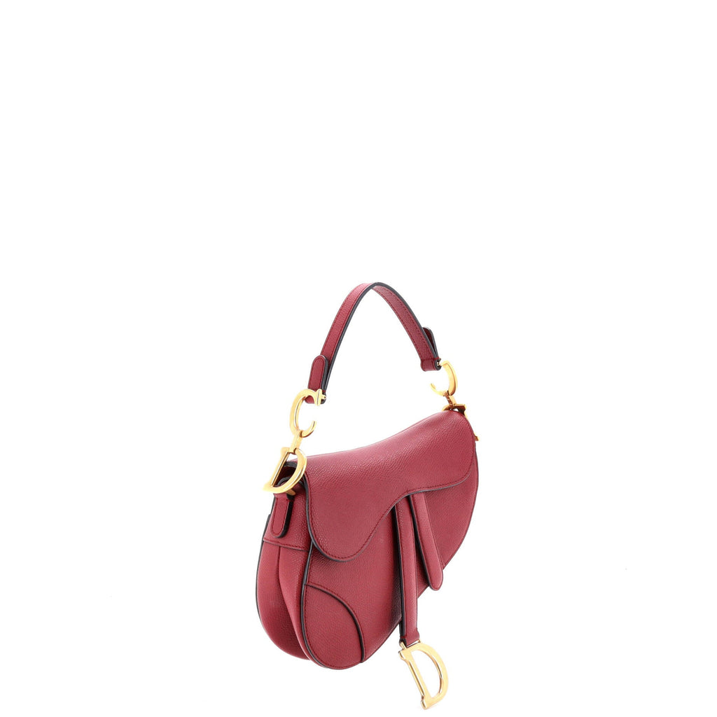 Saddle Handbag Leather Mini