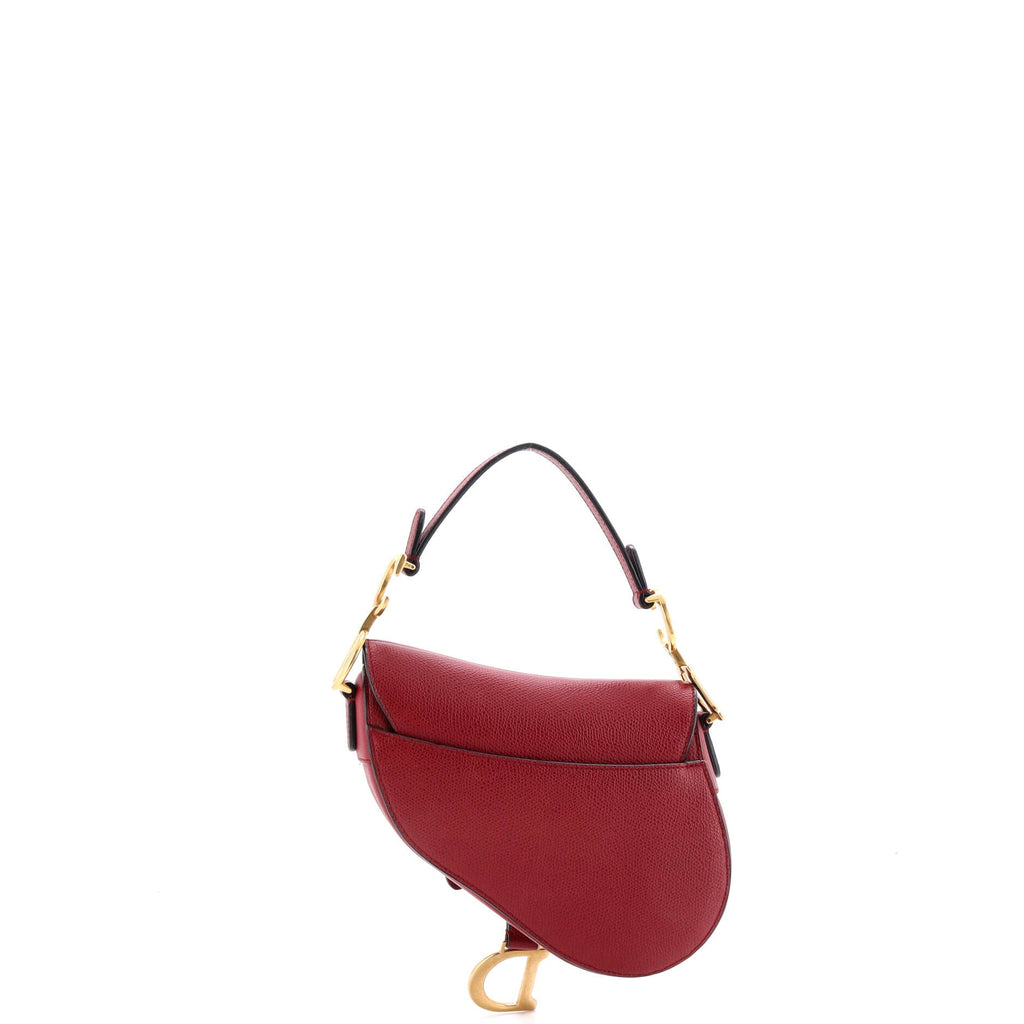 Saddle Handbag Leather Mini