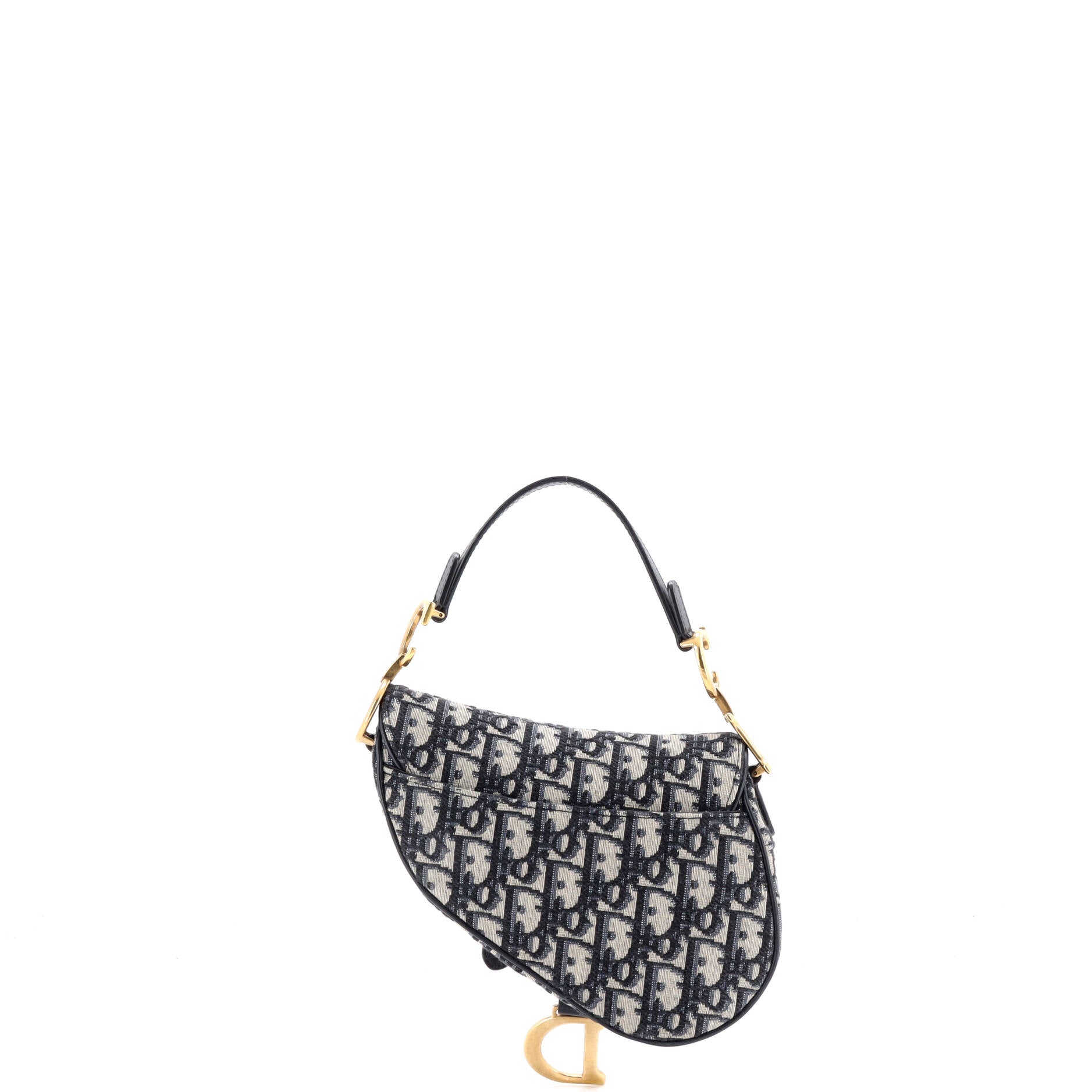 Saddle Handbag Oblique Canvas Mini