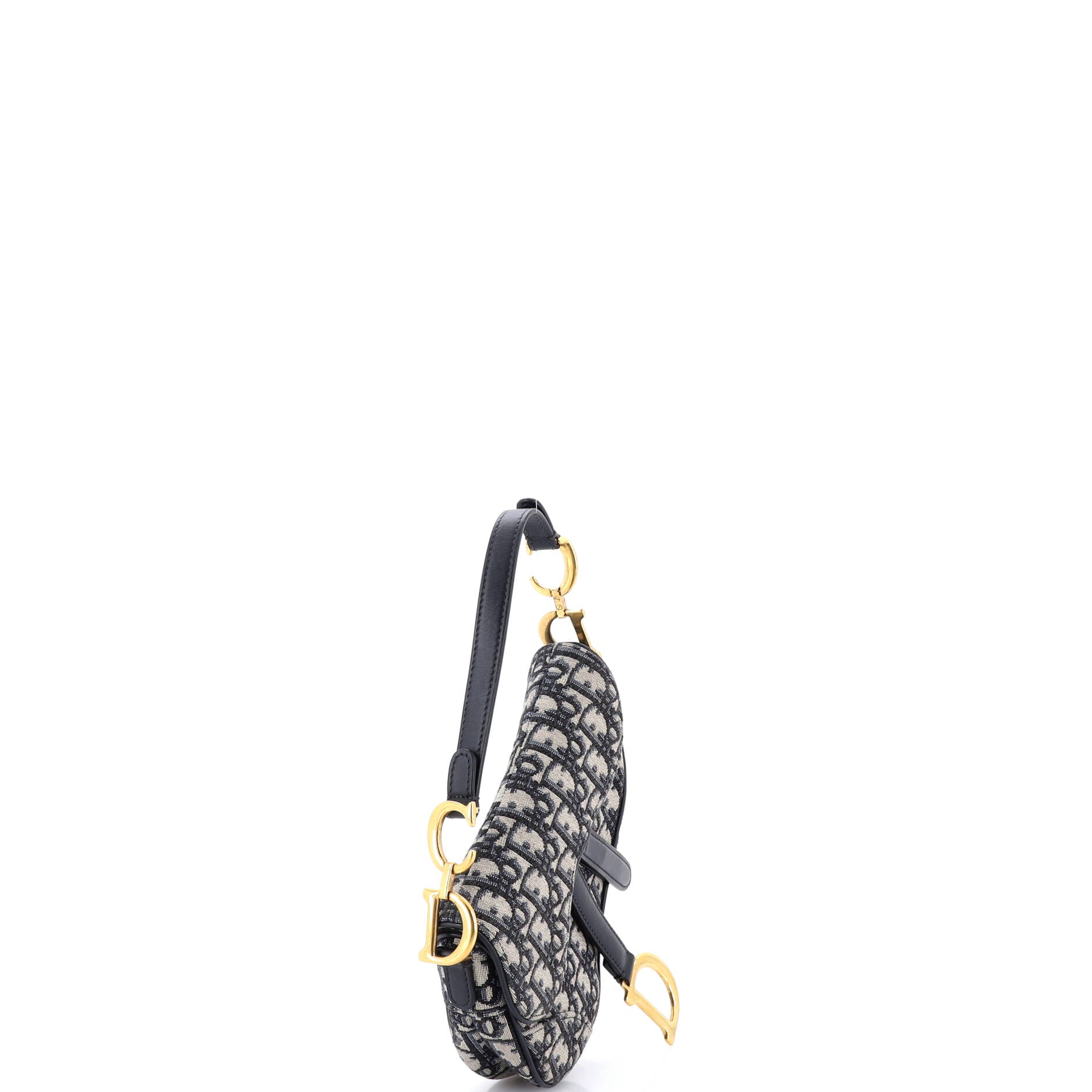 Saddle Handbag Oblique Canvas Mini