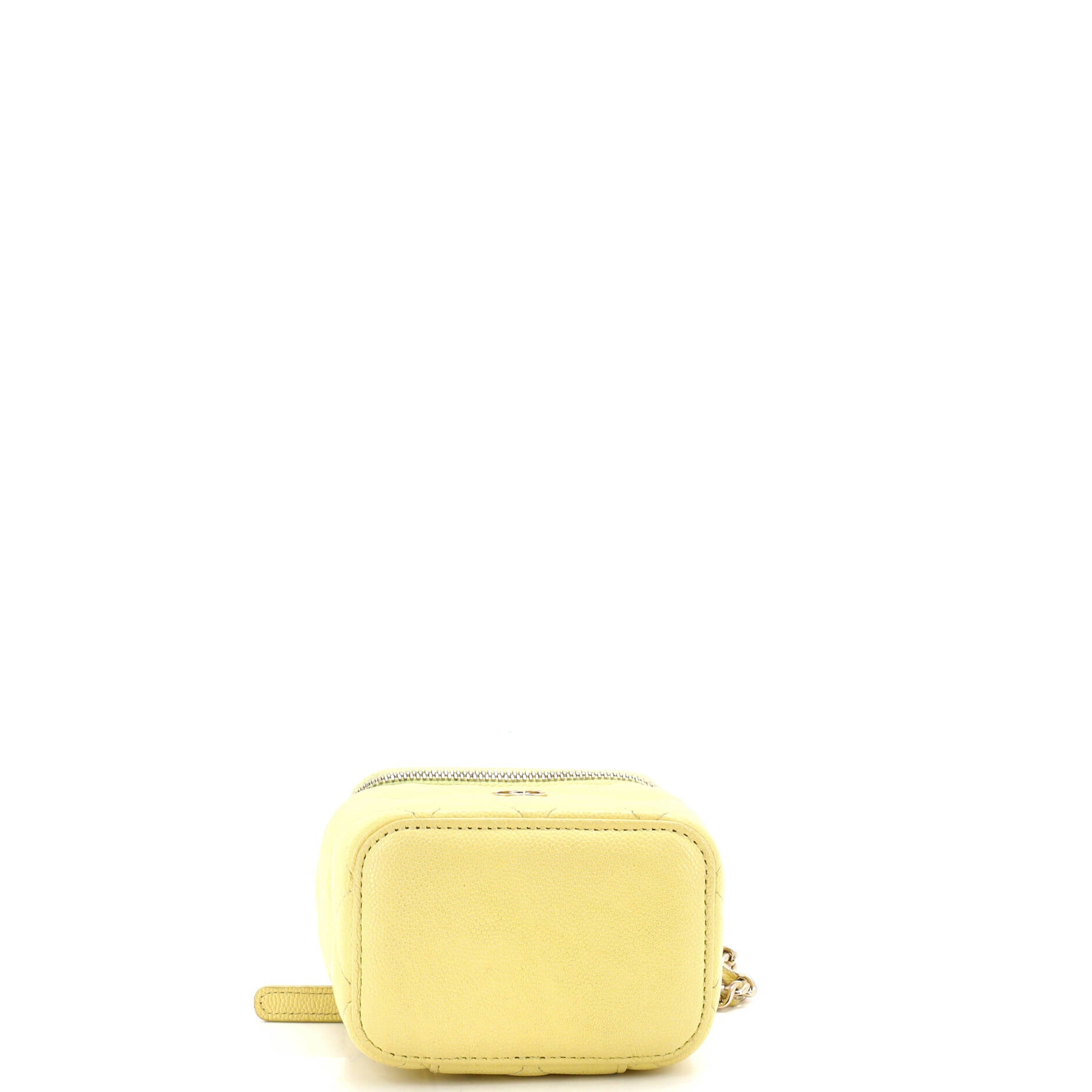 Classic Vanity Case with Chain Quilted Caviar Mini