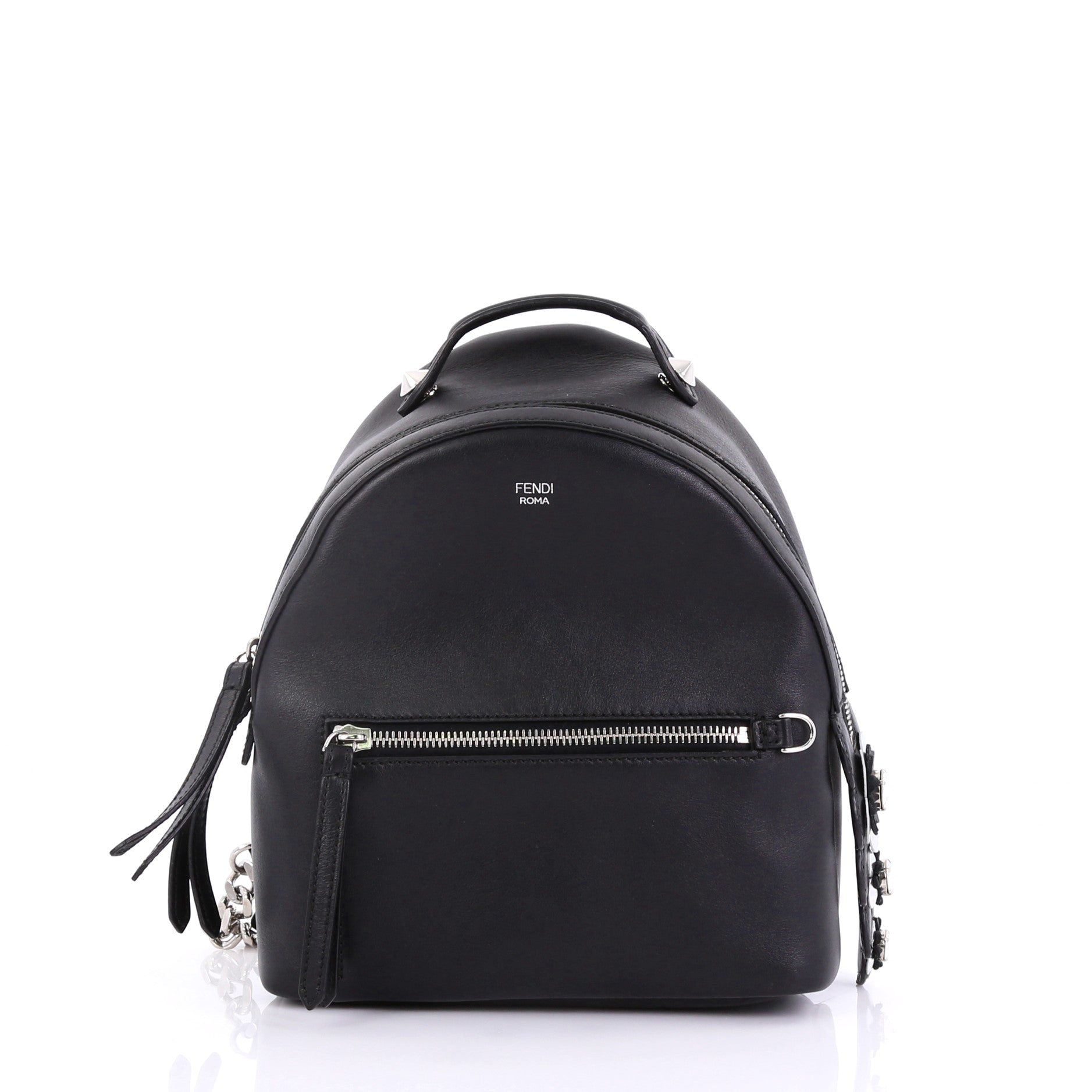 By The Way Backpack Leather with Crystals Mini