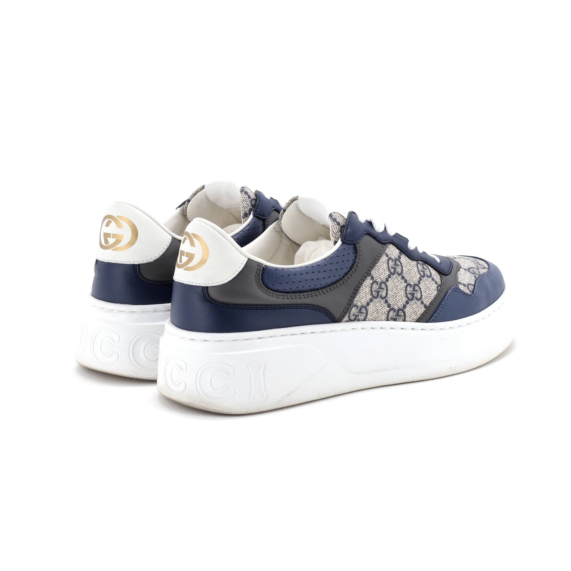 Men's Dali Sneakers GG Coated Canvas with Leather