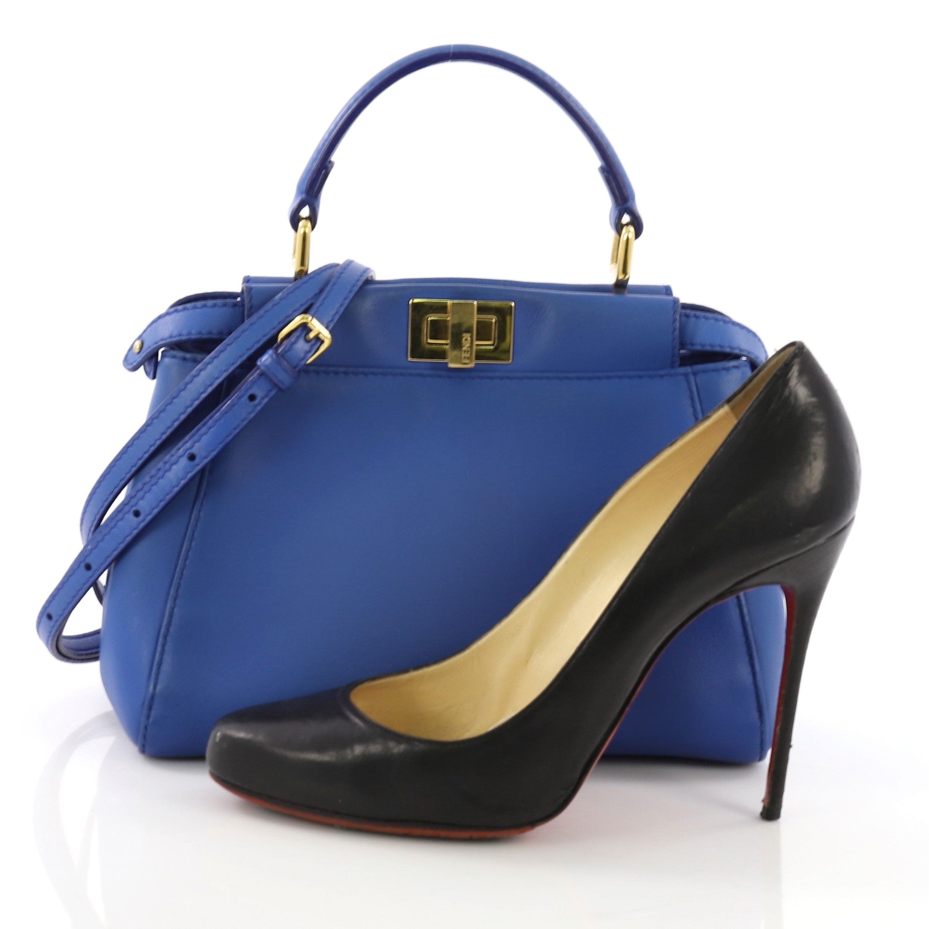Peekaboo Handbag Leather Mini