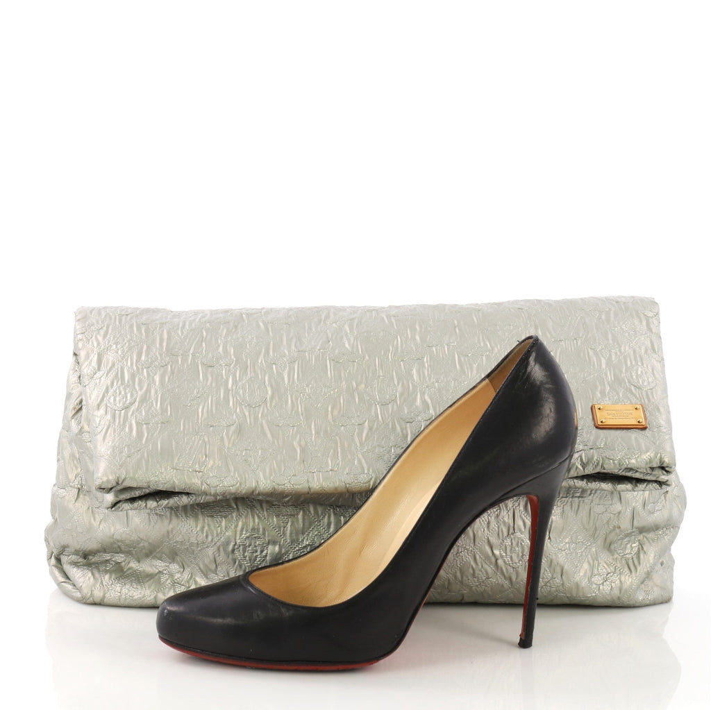 Limelight Clutch Metallic Jacquard Textile GM